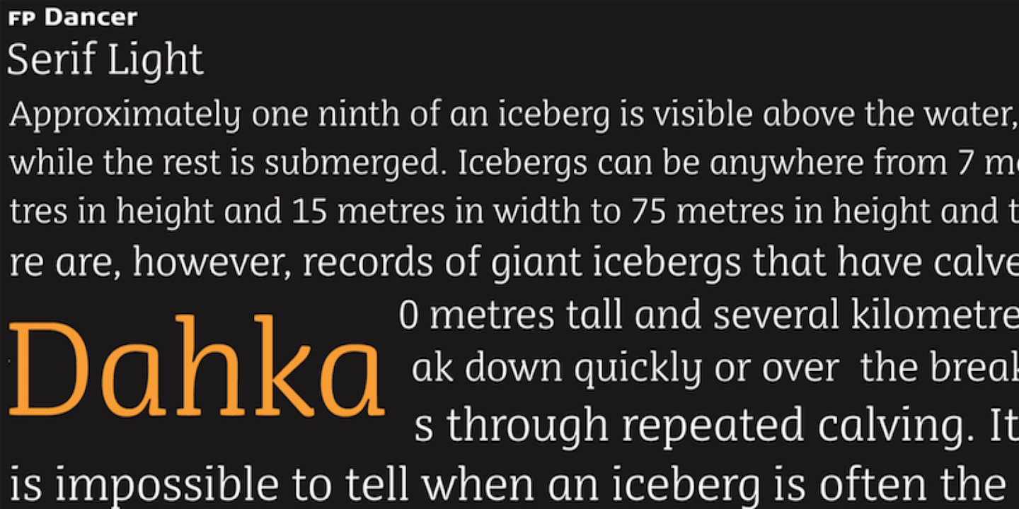 FP Dancer Serif™