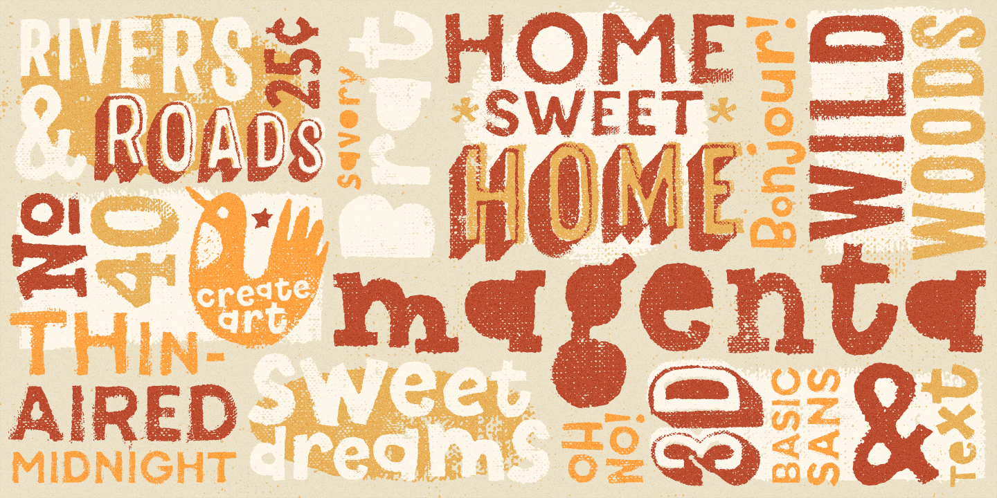 Canvas Acrylic Megafamily