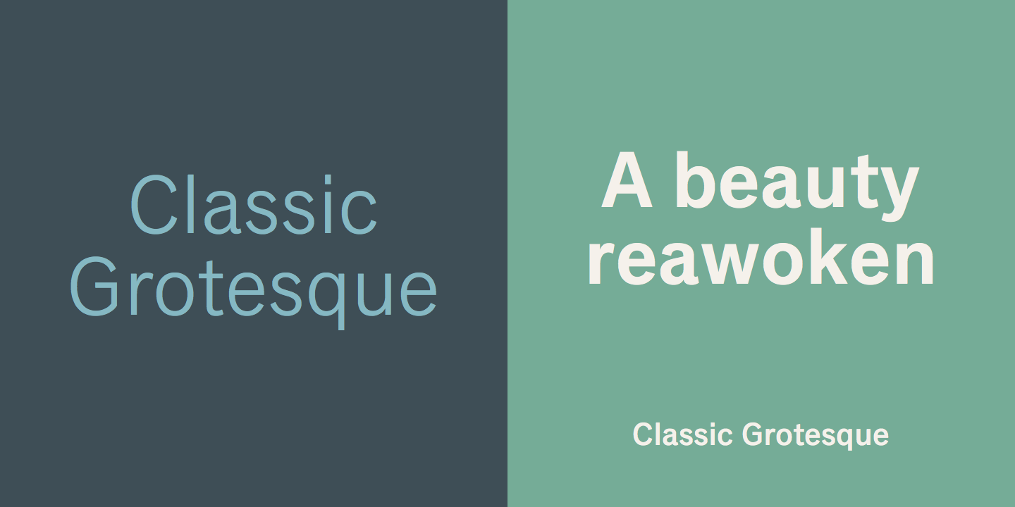 Classic Grotesque™