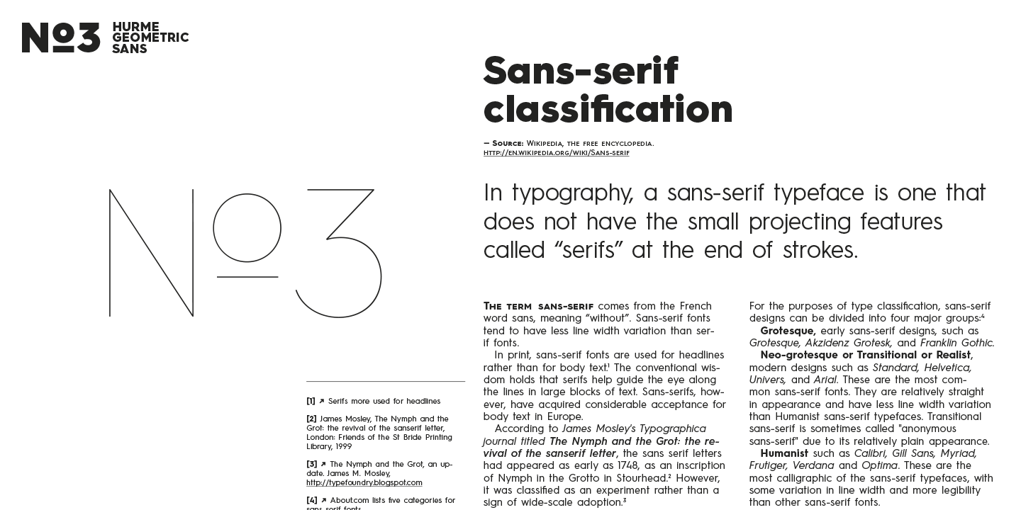 Hurme Geometric Sans 3