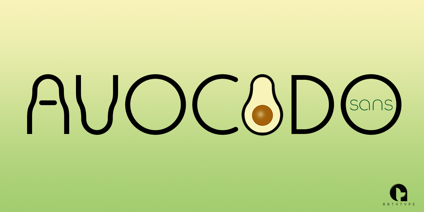 Image of Avocado Sans Regular Font