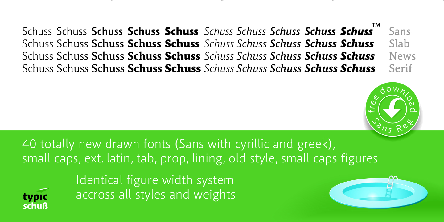 Schuss Sans PCG™