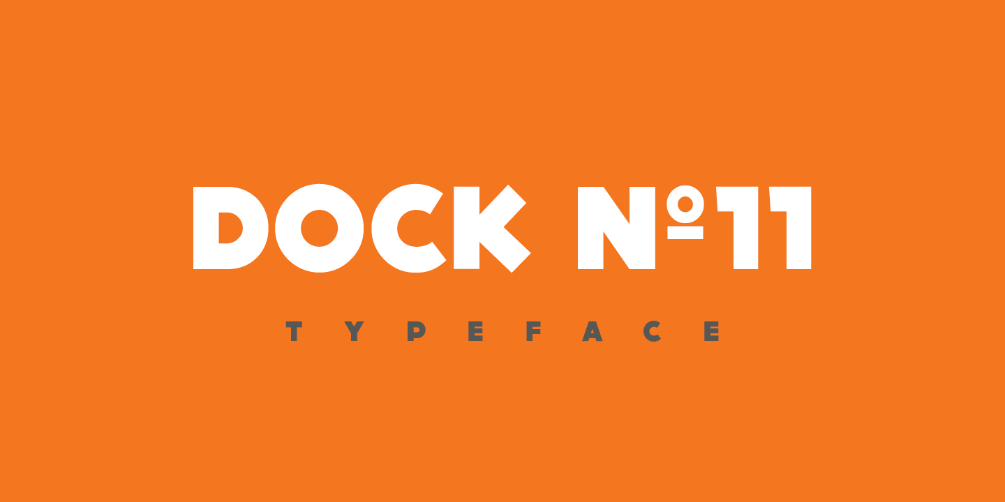 Image of DOCK11 Font