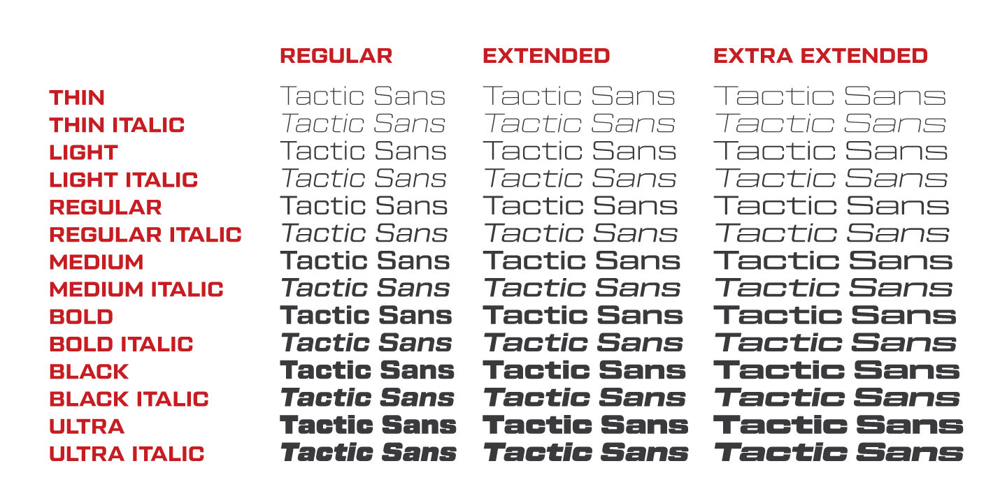 Tactic Sans™