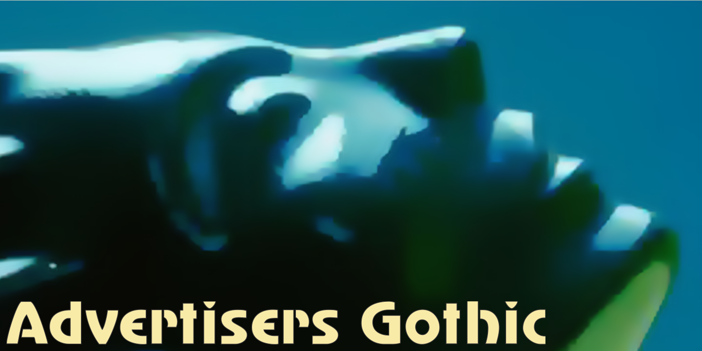 Advertisers Gothic