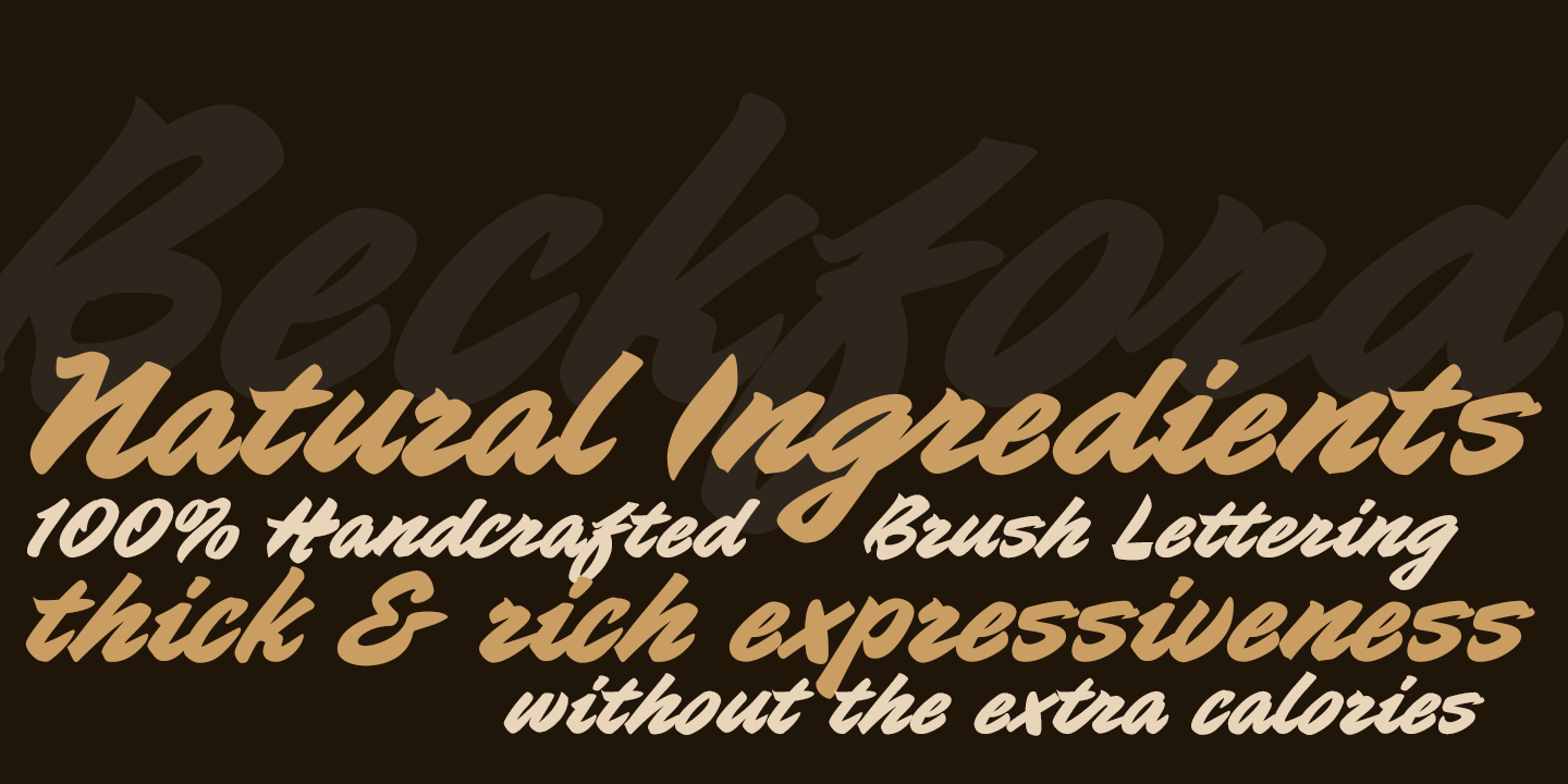 Beckford Script™