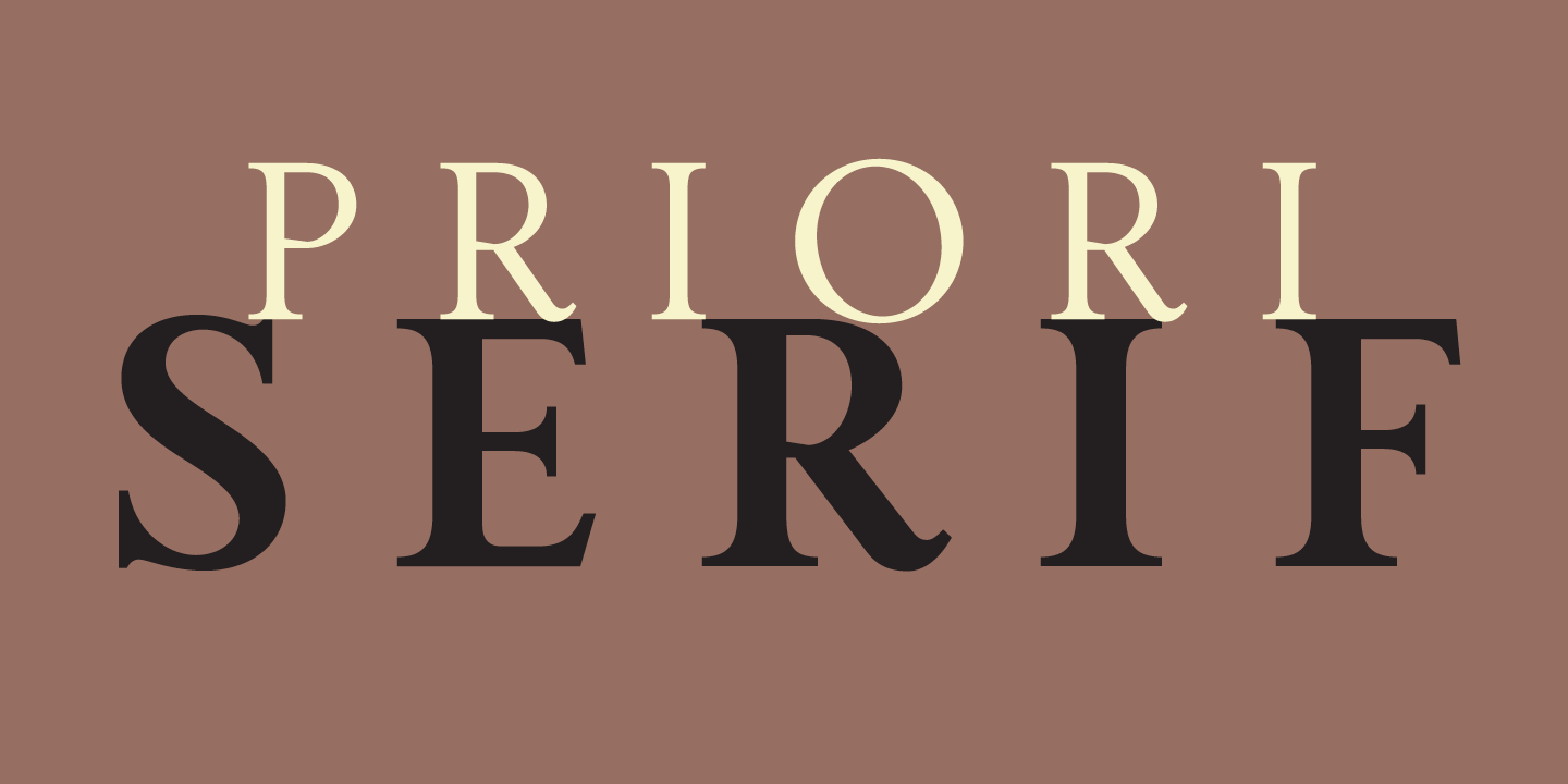Priori Serif