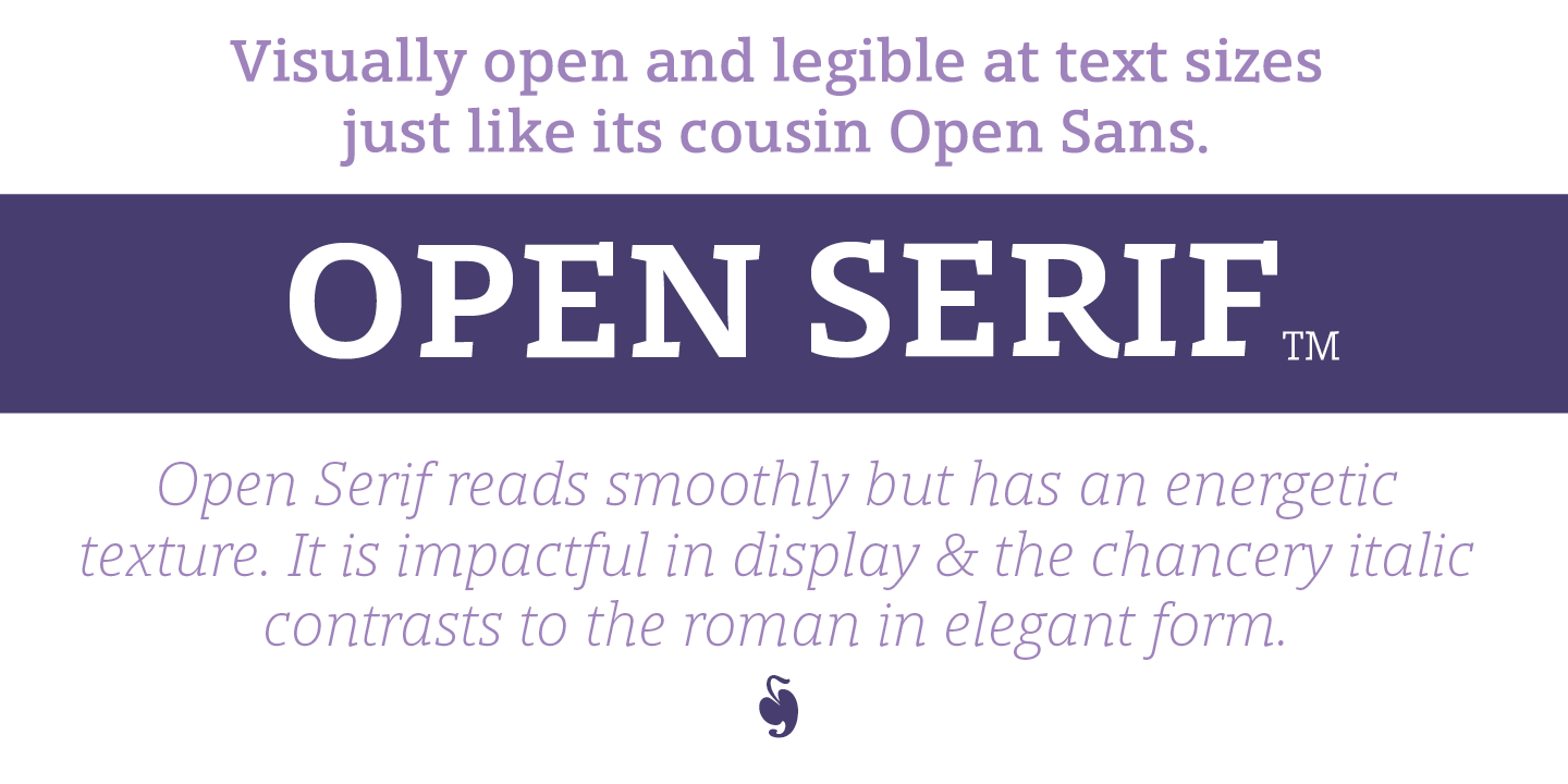 Open Serif
