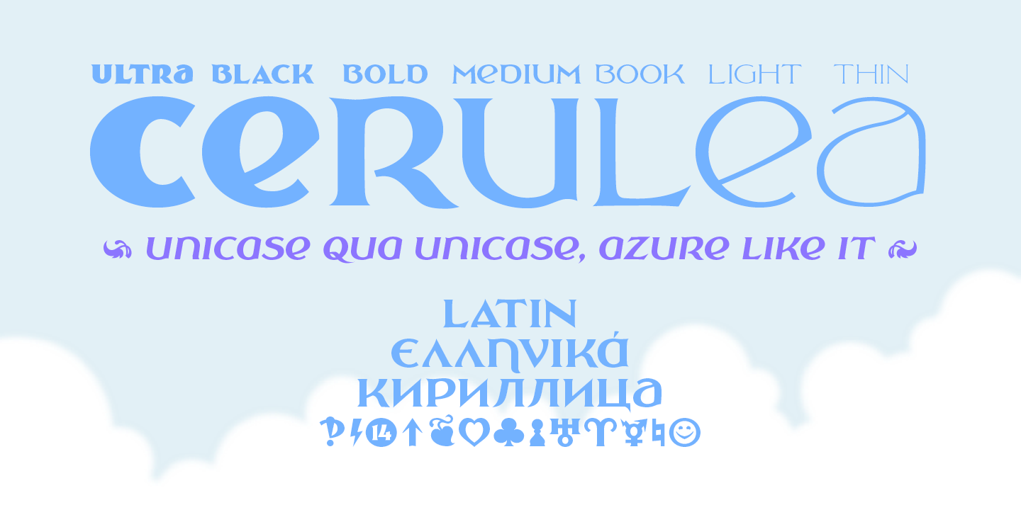Image of Cerulea Bold Italic Font