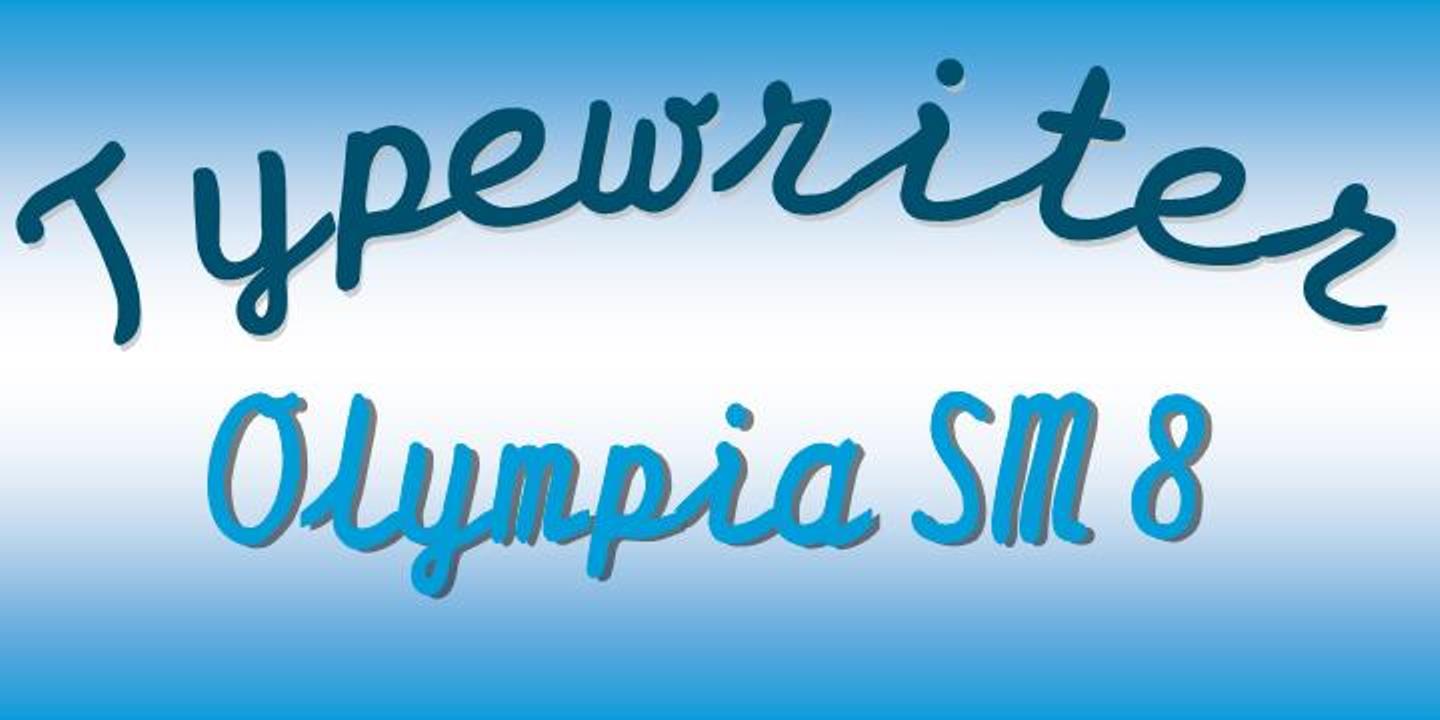 Typewriter Olympia SM8