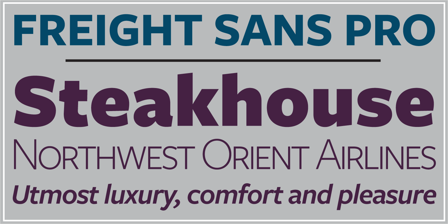 Freight Sans Pro™