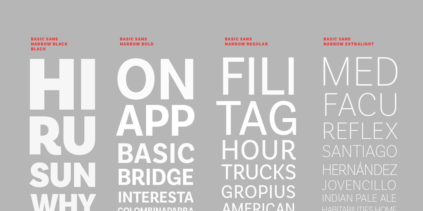 Basic Sans Narrow