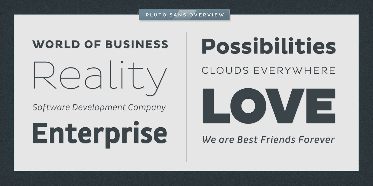 Pluto Sans™