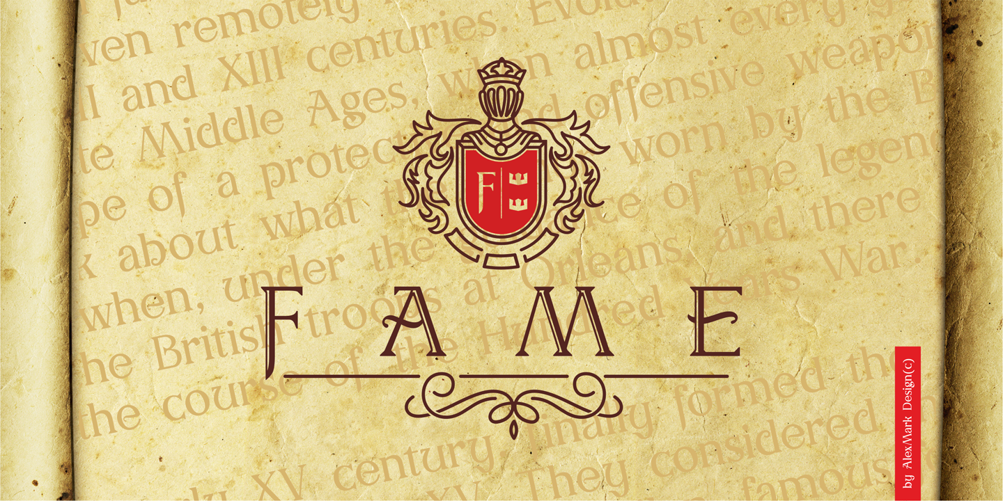 Image of AM Fame Font