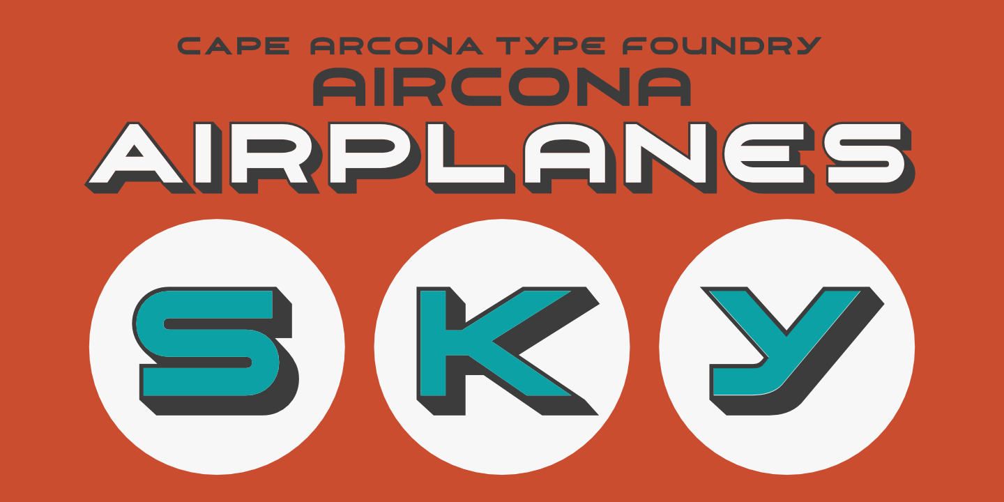 Image of CA Aircona Plain Font