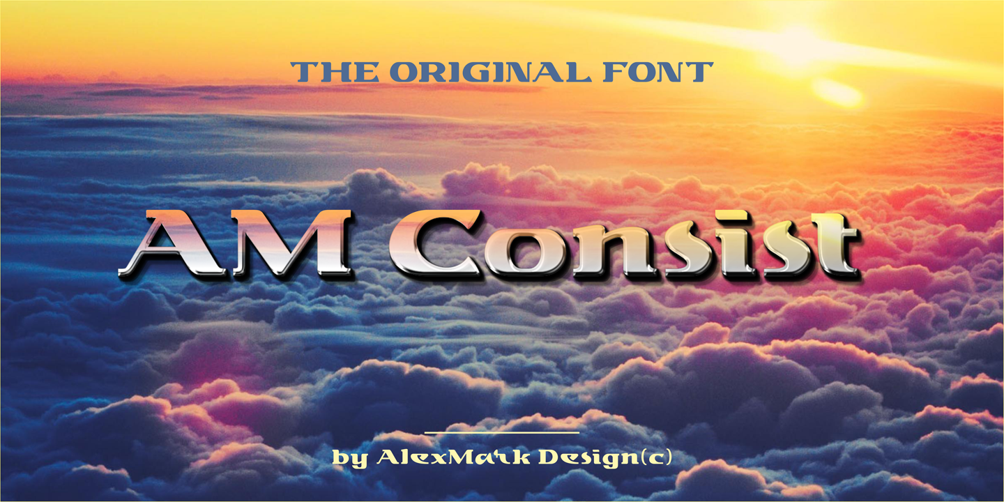 Image of AM Consist Font