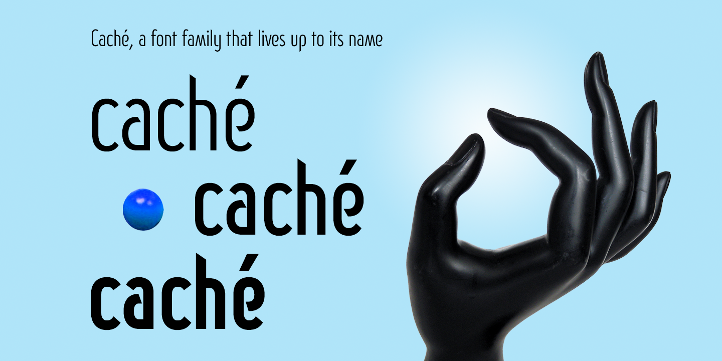 Image of Caché Bold Font