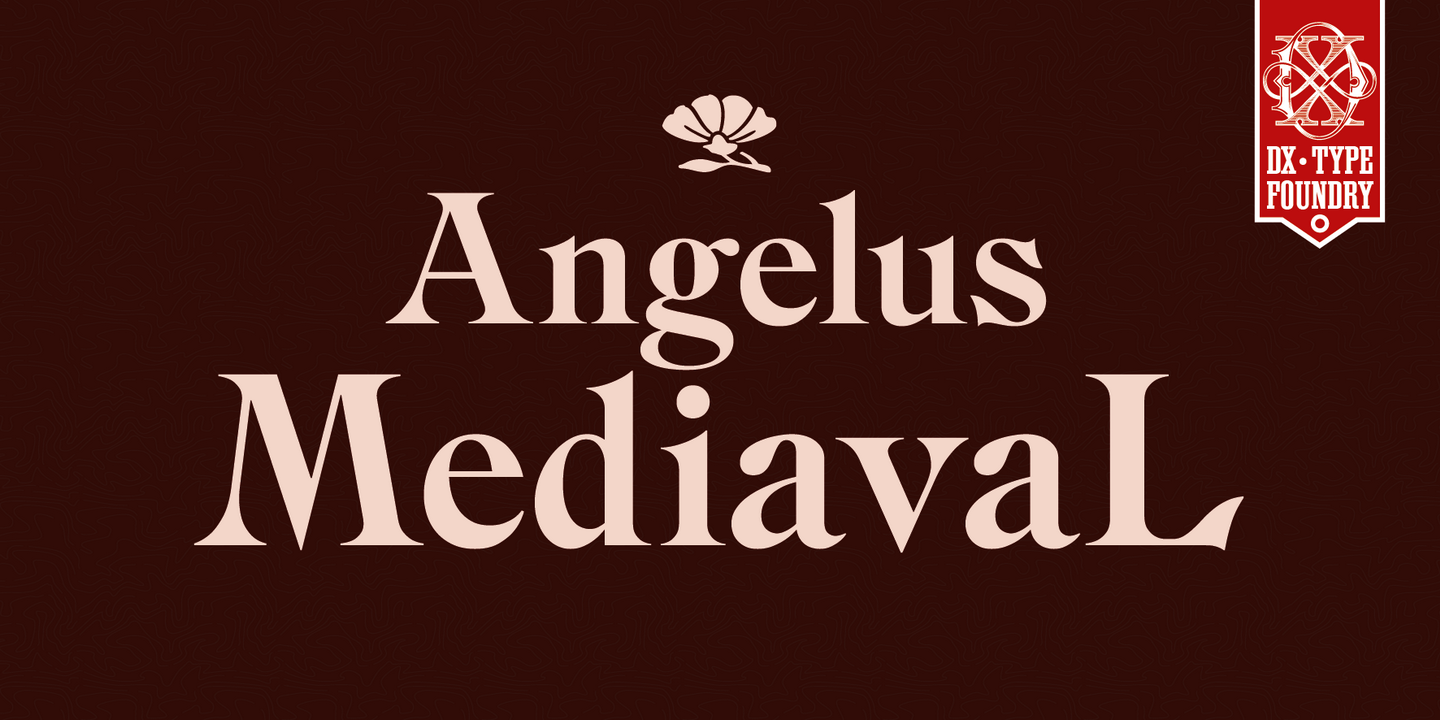 Image of DXAngelus Mediaval font