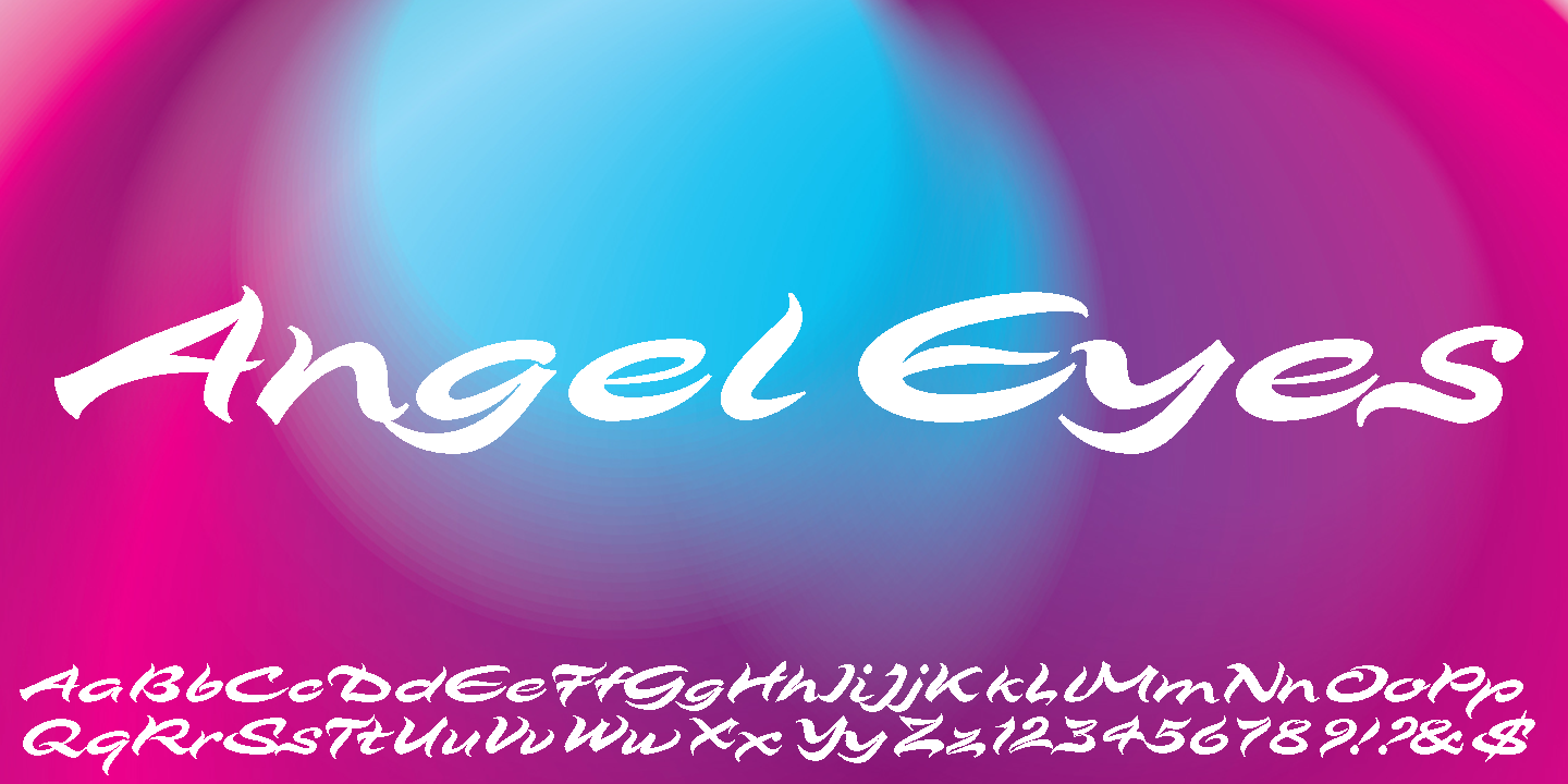 Image of Angel Eyes Font