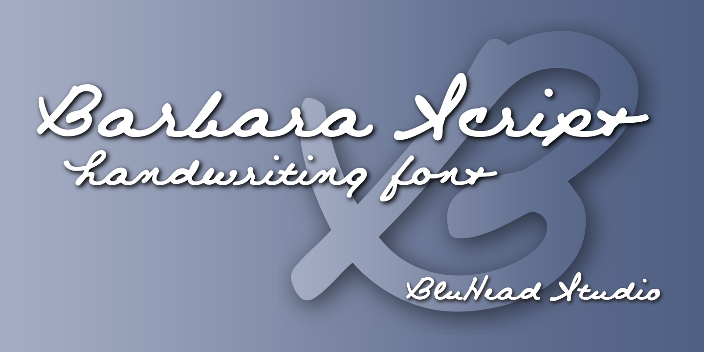 Image of Barbara Script BH Font