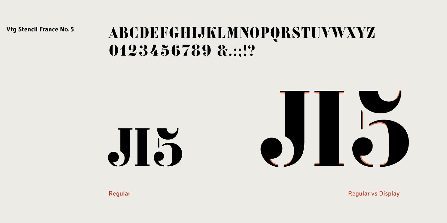 Vtg Stencil France No5™