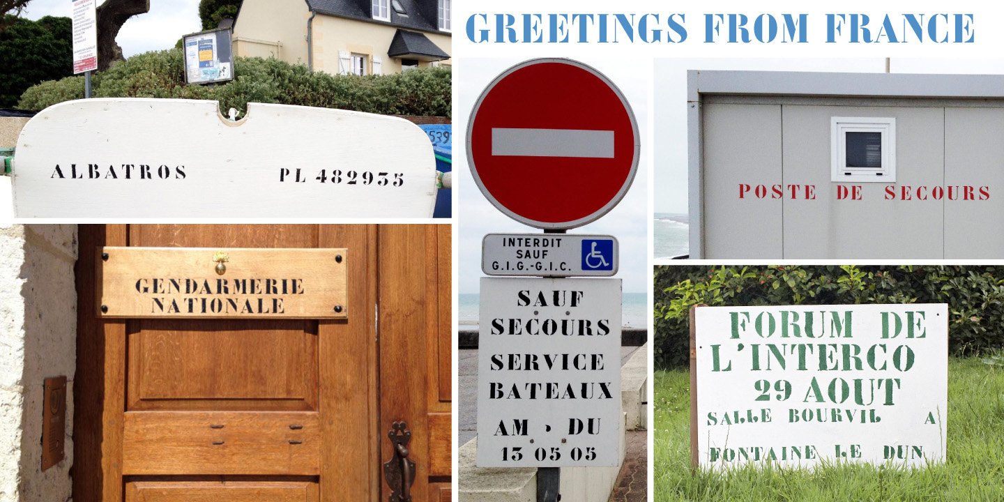 Vtg Stencil France No1™