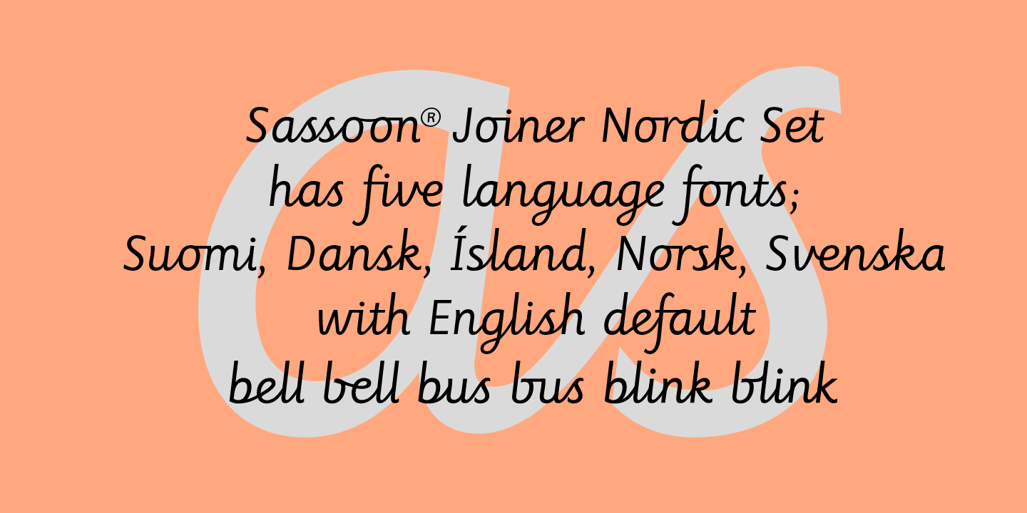 Sassoon Joined NORDIC®