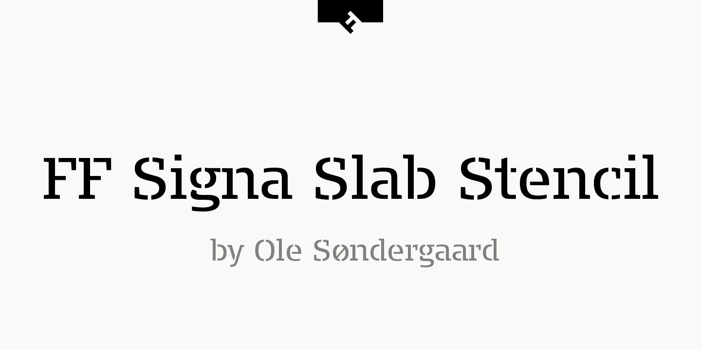 FF Signa Slab Stencil™