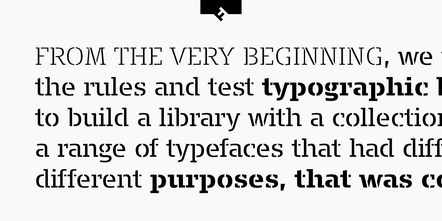 FF Signa Slab Stencil™