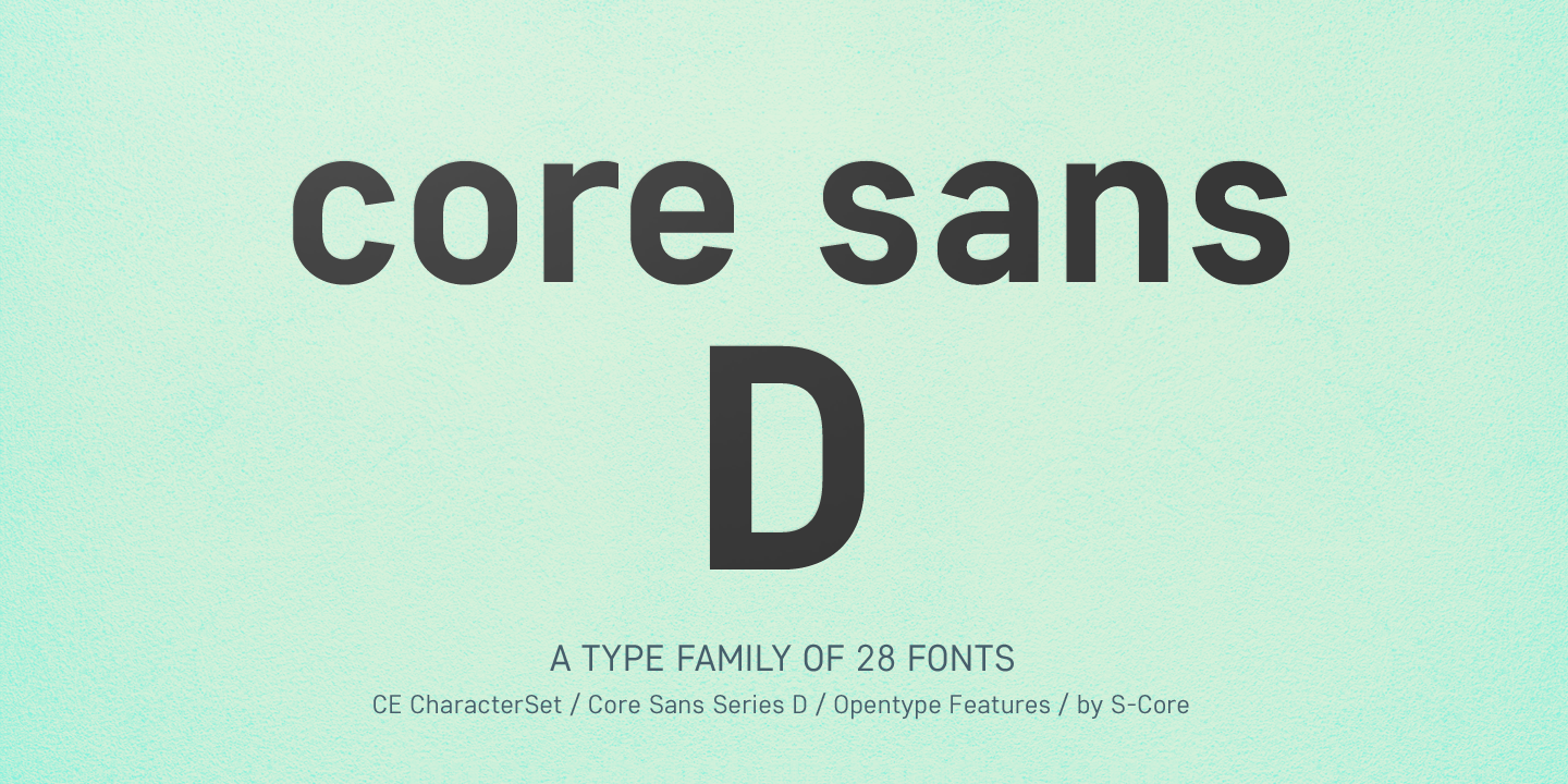 Core Sans D