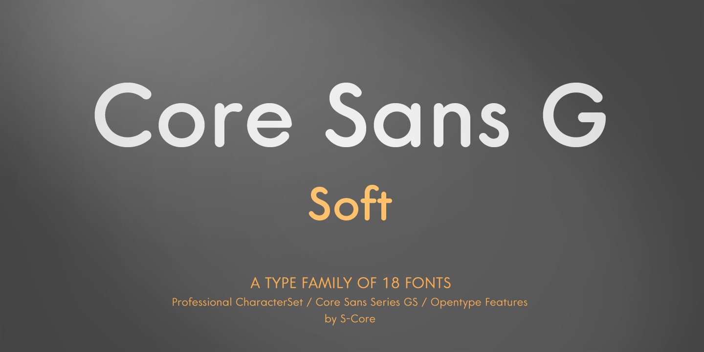 Core Sans GS