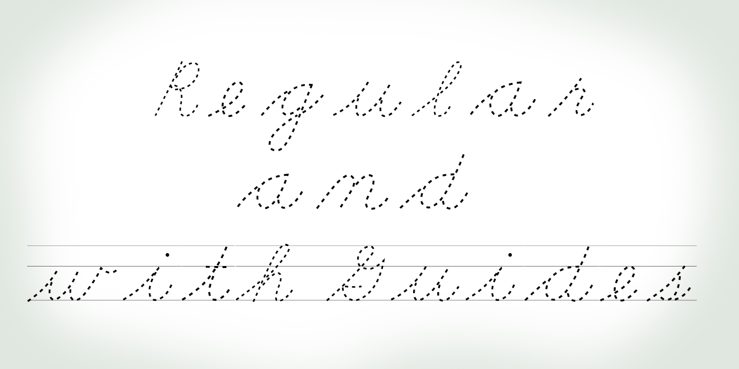 Dot To Dot Cursive