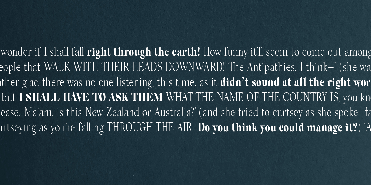 Silk Serif Condensed