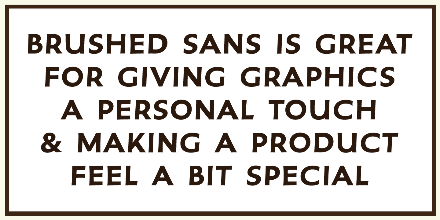 Brushed Sans