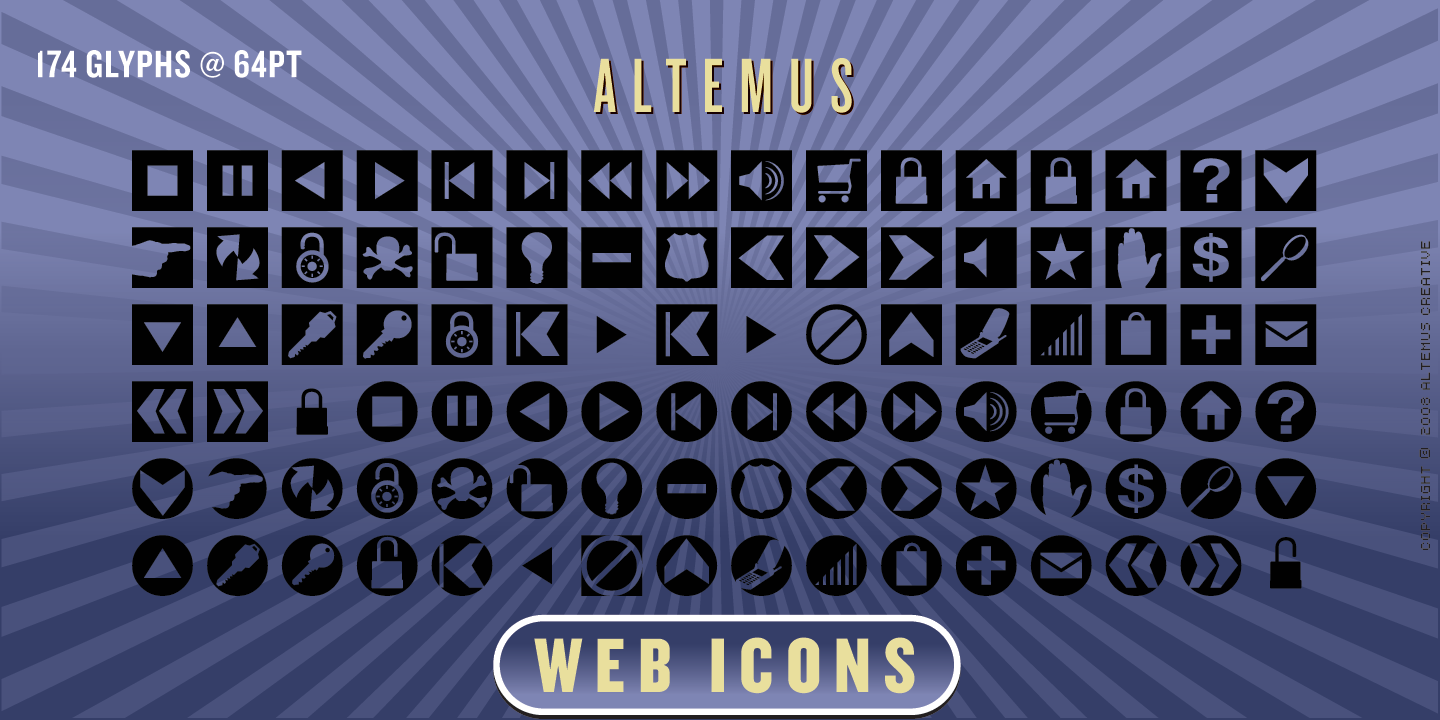 Altemus Web Icons