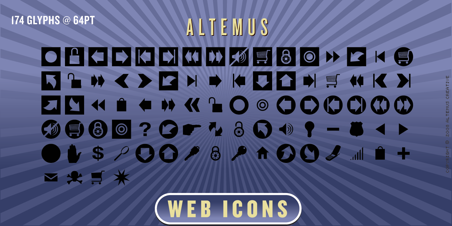 Altemus Web Icons