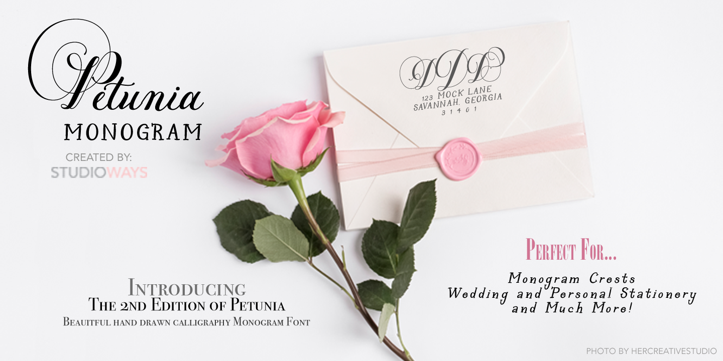 Petunia Monogram