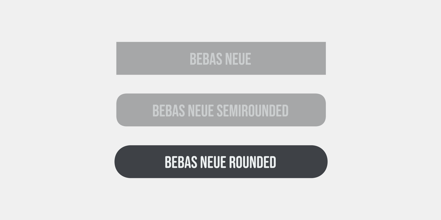 Bebas Neue Rounded