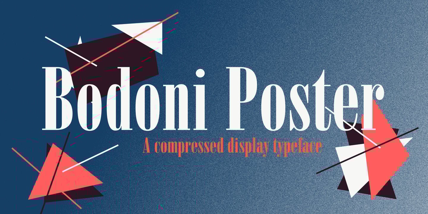 Bodoni Poster
