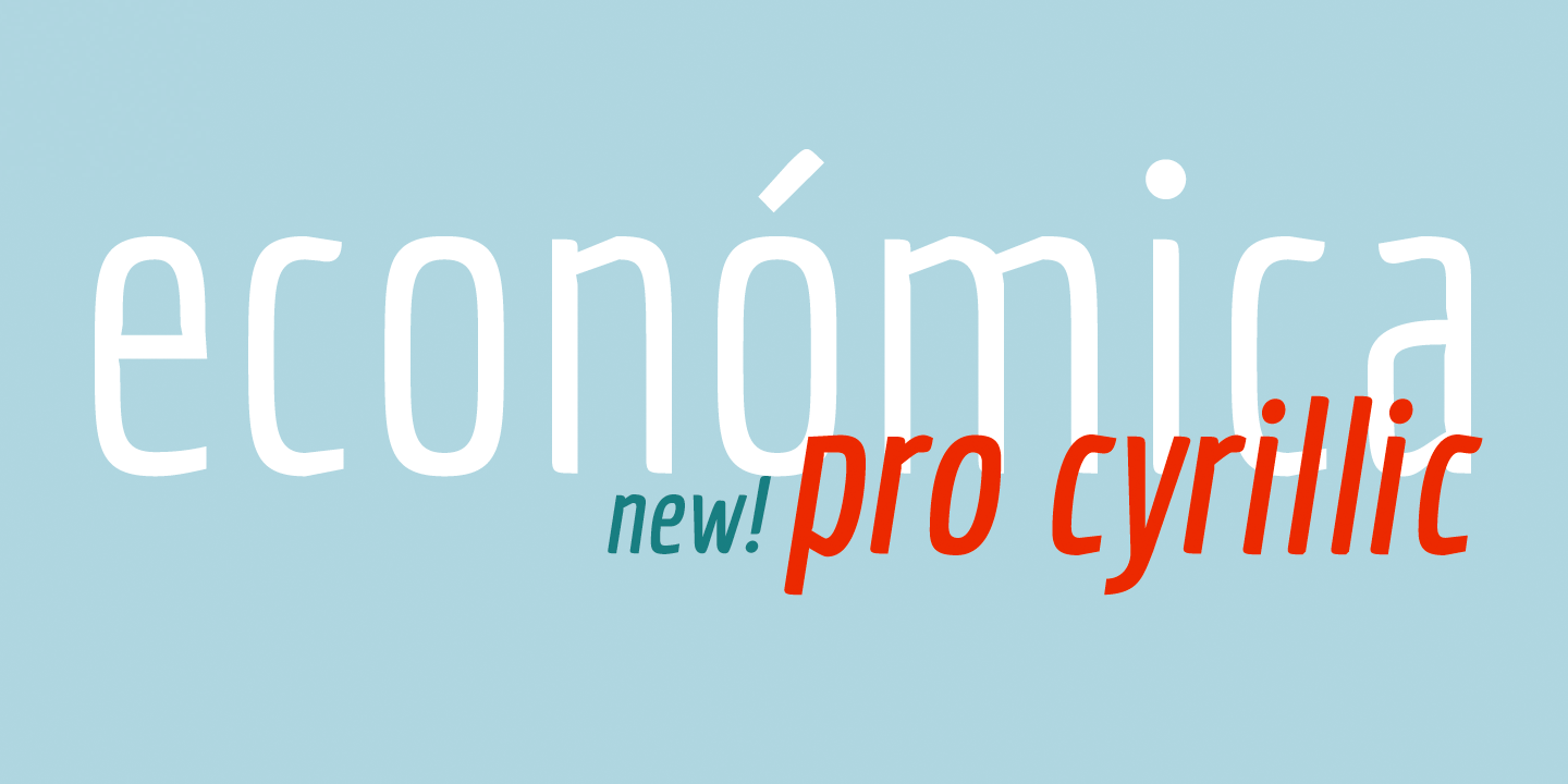 Economica Cyrillic PRO