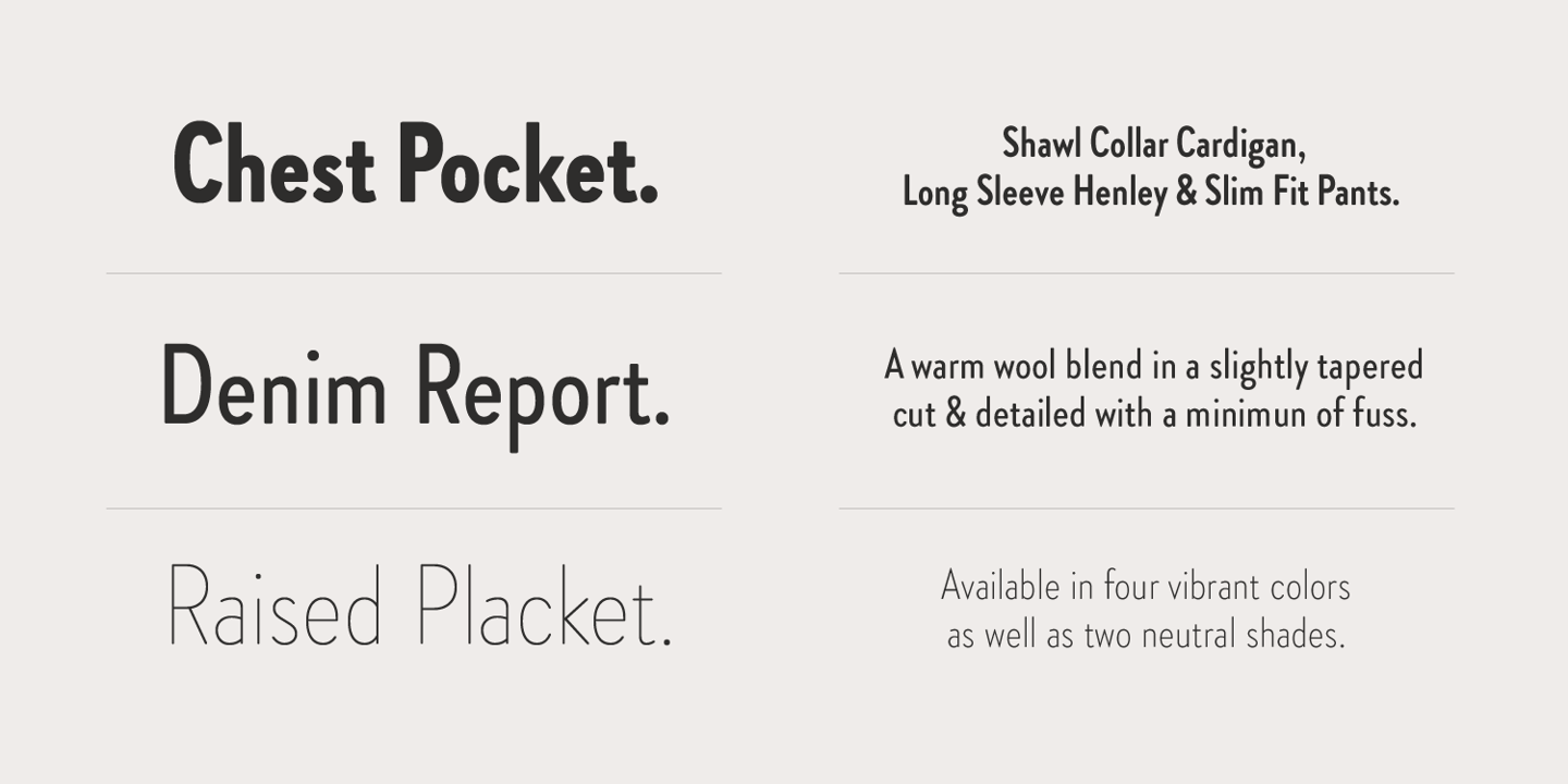 Brandon Grotesque Condensed