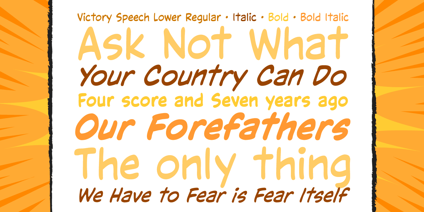 Victory Speech Lower