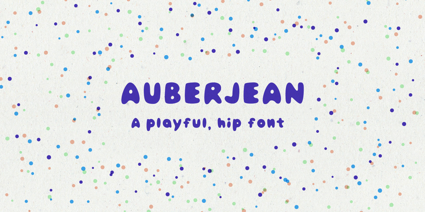 Image of Auberjean Regular Font
