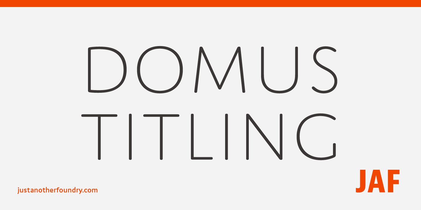 JAF Domus Titling