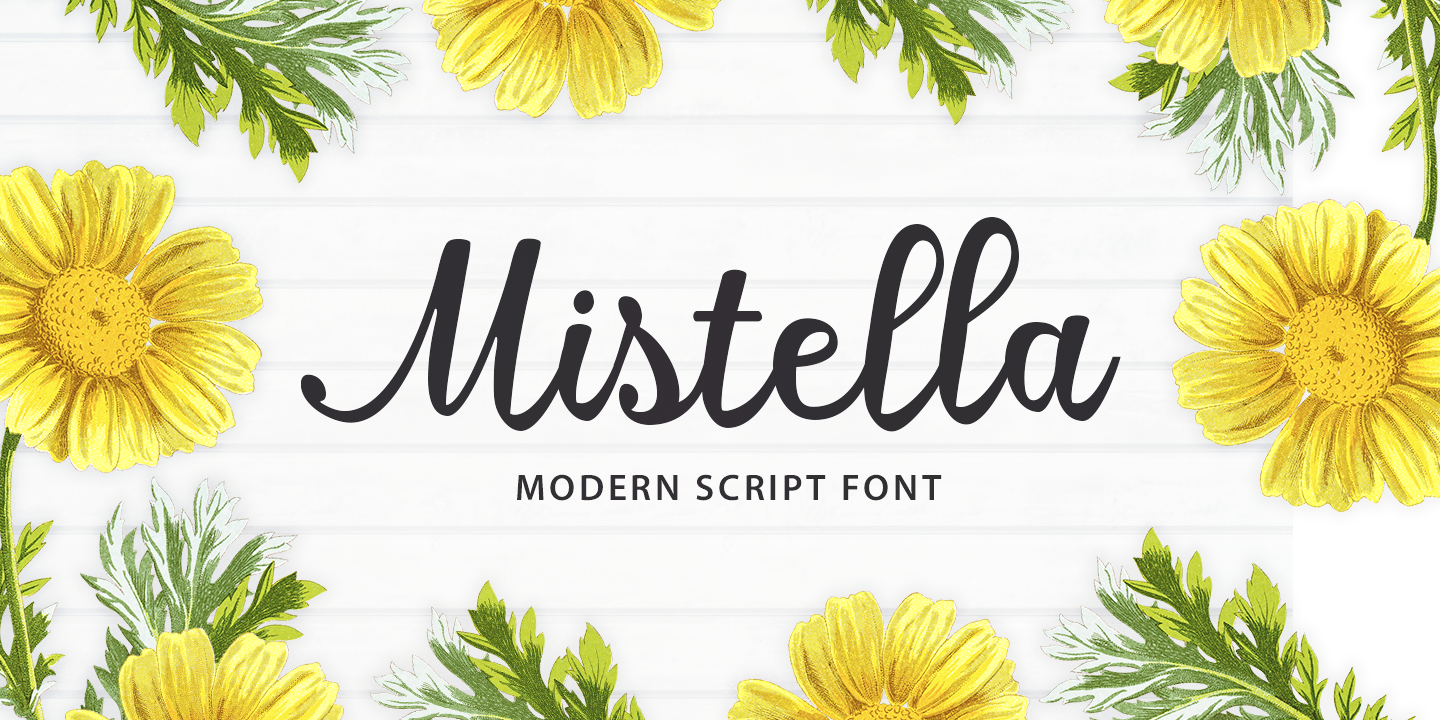 Image of Mistella Script Font