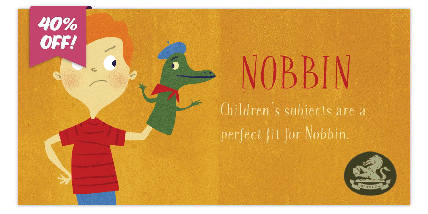 Image of Nobbin Nobbin Font