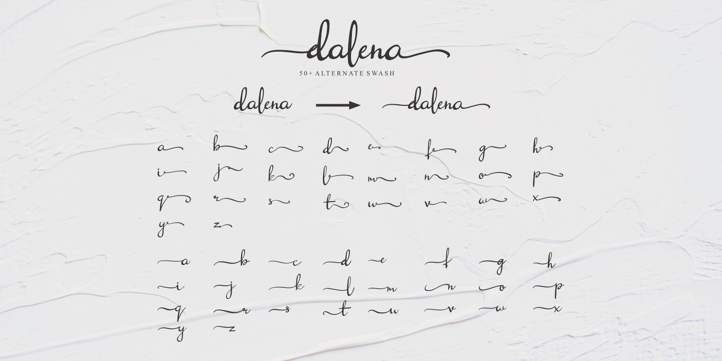Image of Dalena Regular Font