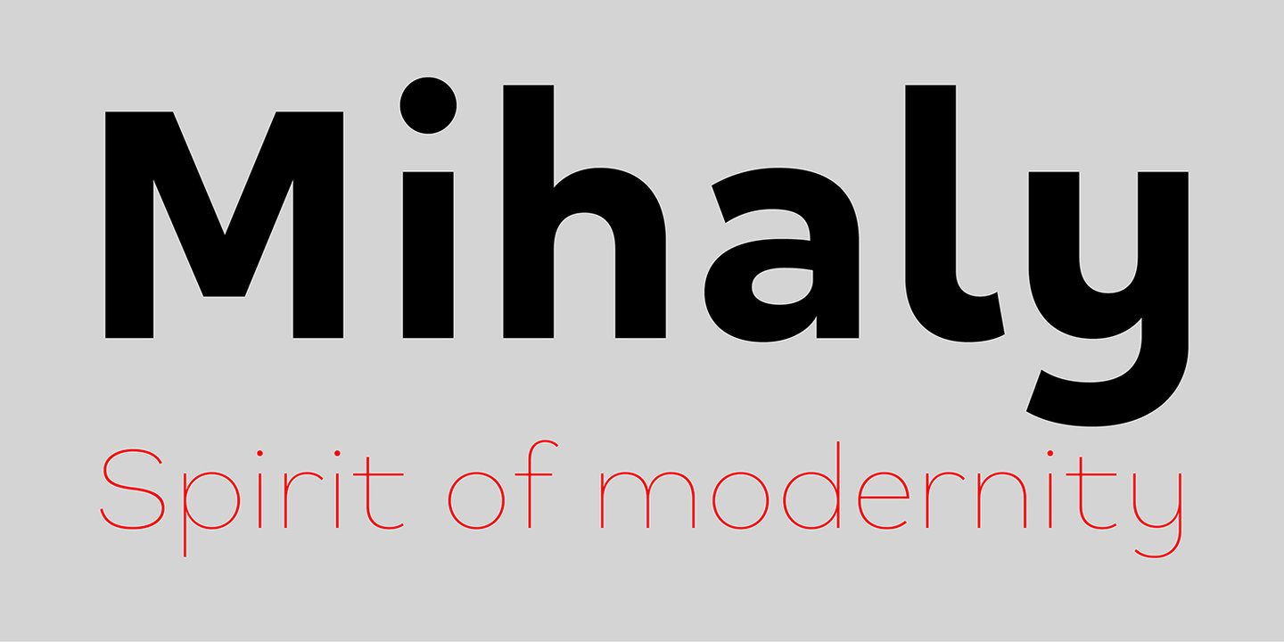 Image of Mihaly Display Font