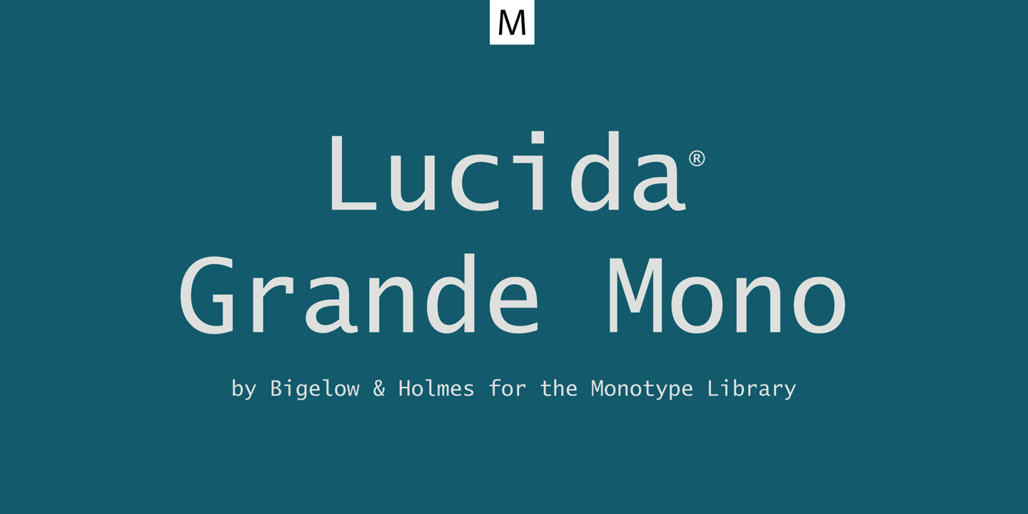 Lucida Grande Mono