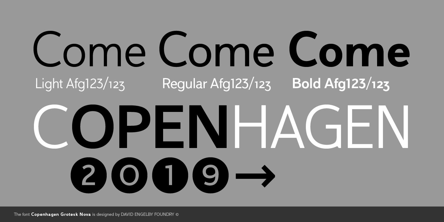 Copenhagen Grotesk Nova